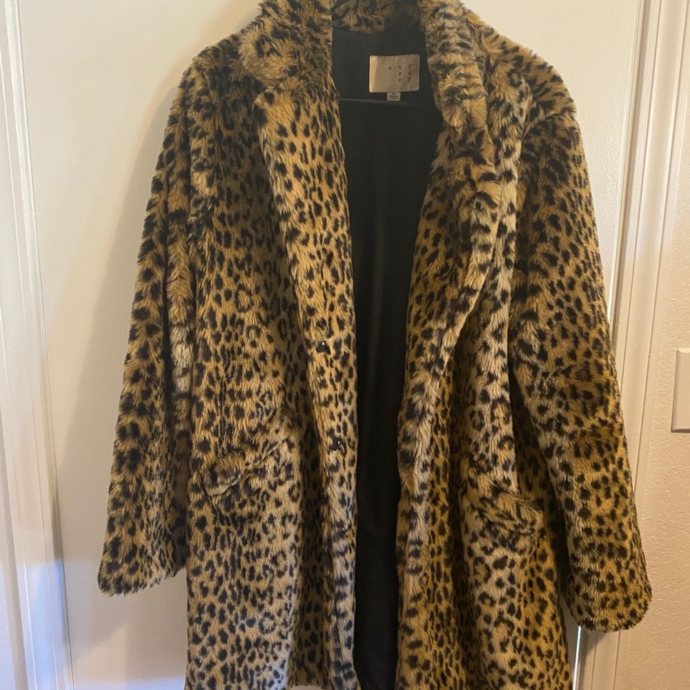 Leopard print jacket
